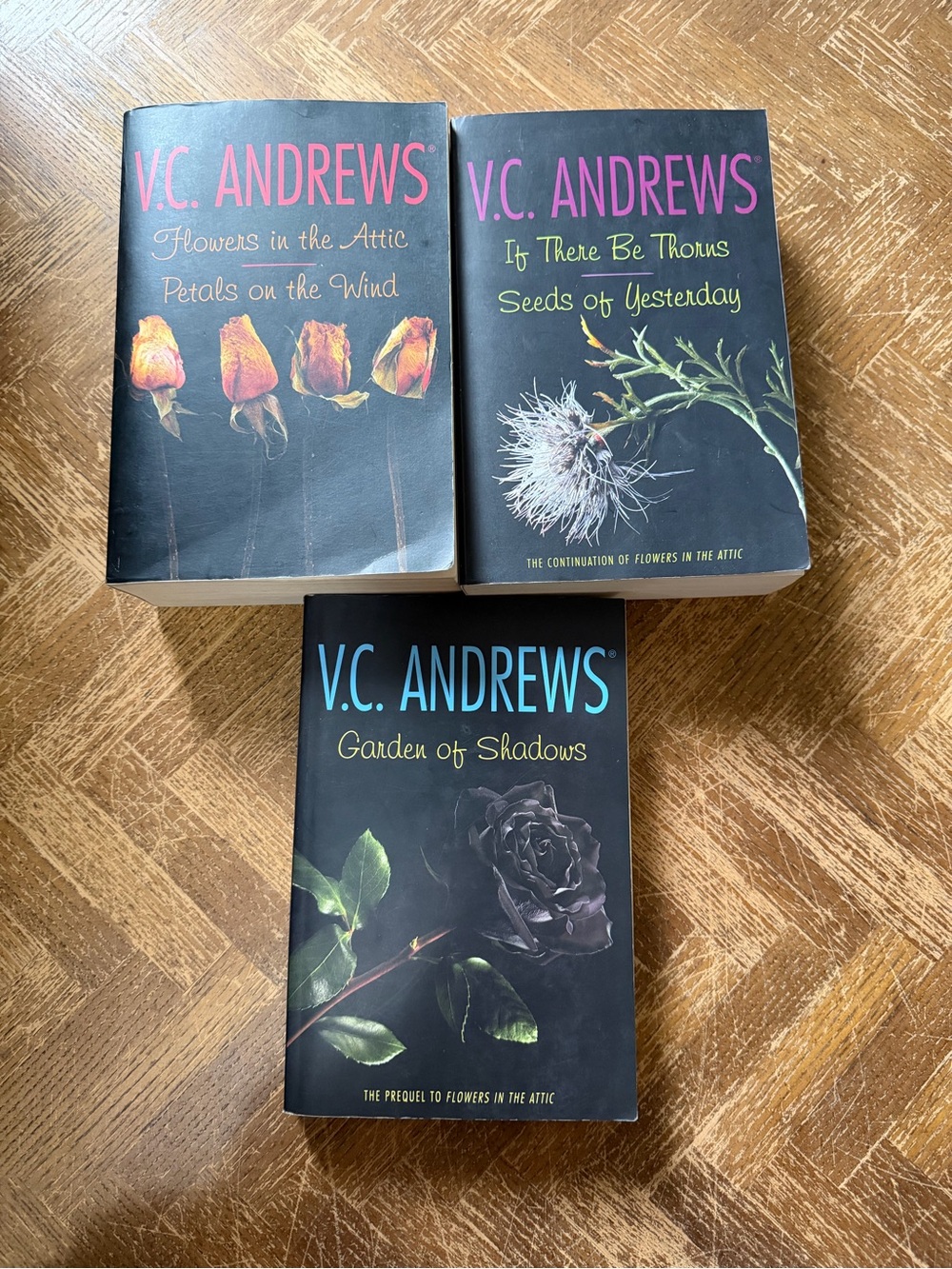 VC Andrews Flowers in the Attic Books
